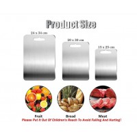 Set 3 tocatoare din otel inoxidabil 15x24, 20x30, 24x34 cm