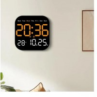 Ceas de perete digital, control de la distanta, functie de numaratoare inversa