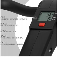 Mini bicicleta de antrenament pentru maini si picioare, inaltime reglabila, afisaj LCD Mini bicicleta de antrenament pentru maini si picioare, inaltime reglabila, afisaj LCD