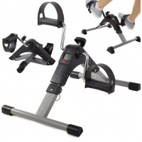 Mini bicicleta de antrenament pentru maini si picioare, inaltime reglabila, afisaj LCD Mini bicicleta de antrenament pentru maini si picioare, inaltime reglabila, afisaj LCD