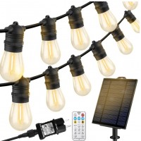 Ghirlandă solară 30M cu 30 Becuri LED lumină caldă