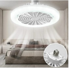 Lampa led tavan, cu ventilator si telecomanda, 30W