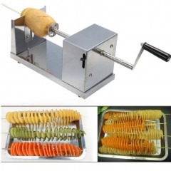 Feliator in spirala din inox pentru cartofi, morcovi, legume