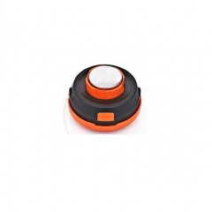 Set 2x Cap motocoasa buton metalic gri