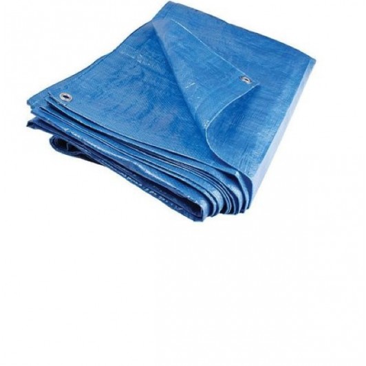 Prelata impermeabila cu inele, 80 gr/mp, rezistenta UV - 5 x 6 m