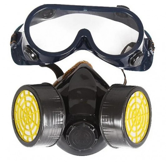 Masca de protectie, anti praf si vapori, anti-poluare, cu 2 filtre de carbon activ