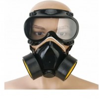 Masca de protectie, anti praf si vapori, anti-poluare, cu 2 filtre de carbon activ