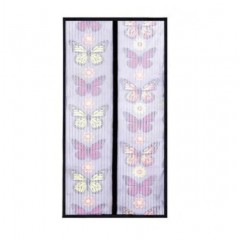 Set 2x Perdea magnetica anti insecte 210 x 100 cm - model fluturi