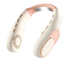 Ventilator portabil de gat, 1200mAh, design ergonomic, fara palete, set cu cablu USB