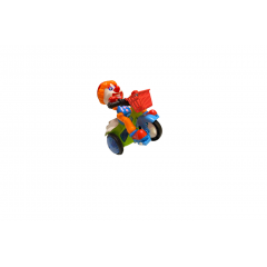Jucarie tricicleta rotativa clovn Jucarie tricicleta rotativa clovn