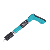 Pistol pneumatic pentru fixare cuie- Kit complet cu 50 nituri si accesorii