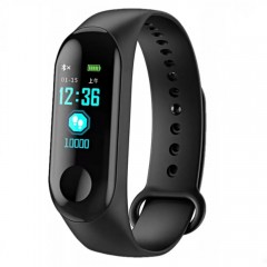 Bratara fitness M3, ecran TFT 0.96 inch, bluetooth, masurare ritm cardiac si alte functii ale organi