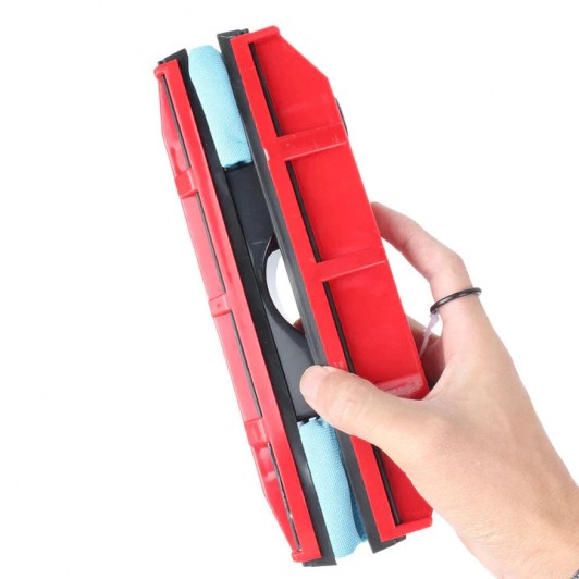 Stergator magnetic dublu pentru curatarea geamurilor