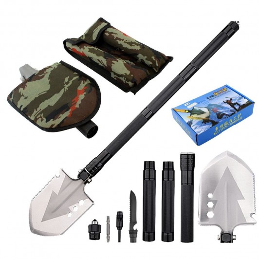 Kit turistic SURVIVAL ESSENTIAL 16 in 1 pentru iubitorii de natura, dedicat Off-Road