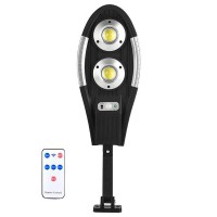 Set 2 bucati: Lampa Solara Jortan cu senzor de miscare si telecomanda, 60 LED COB, rezistenta la apa