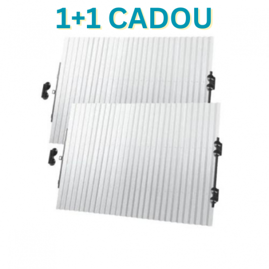 Copertina parasolar auto impotriva razelor UV, fixare prin ventuze, set 2 bucati