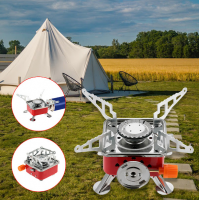 Aragaz portabil pentru camping, aprindere automata + rezerva