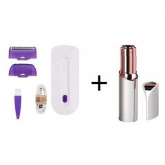 Pachet cosmetic complet: Epilator corp + Trimmer facial