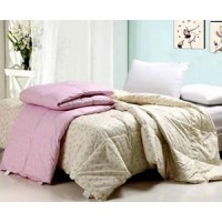 Set din puf si pene de gasca: Pilota dubla 200 x 230 cm + 2 perne 50 x 70 cm