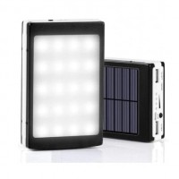 Baterie externa solara cu lanterna LED, 5000 mAh