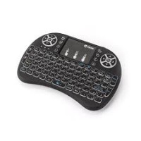 Mini tastatura wireless, cu touchpad, iluminata LED pentru PC, Laptop, Tableta, Xbox, Smart TV, Play