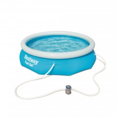 Piscina gonflabila BestWay, 305 cm, H 76 cm, capacitate 3.8 m³, accesorii incluse