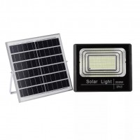 Set 2 x Proiector cu Panou Solar Monocristalin si telecomanda, IP67 - 200W