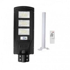 Lampa Stradala Solara Led 300W cu senzor de miscare si telecomanda inclusa