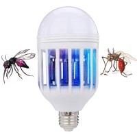 Bec LED 15 W, 2 in 1 cu lampa UV anti insecte