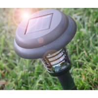 Lampa solara functie dubla: LED si anti-insecte zburatoare, UV