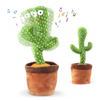 1+1 CADOU - Jucărie Interactivă Cactus Dansator și Vorbitor