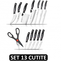 Set 13 unelte culinare profesionale, lama inox, oferta contine 2 seturi