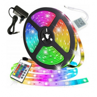 Banda LED RGB multicolor cu telecomanda 5 metri