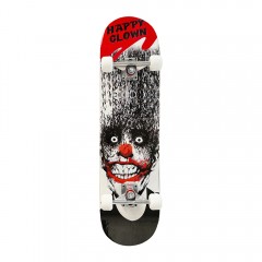Skateboard cu Roti din Silicon, Placa din Lemn cu 7 Straturi, 79 x 20 cm, Model Bigshot Happy Clown
