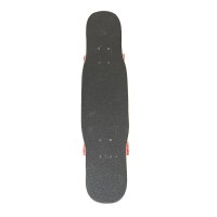 Skateboard cu Roti din Silicon, Placa din Lemn cu 7 Straturi, 79 x 20 cm, Model Symbolic Triangle