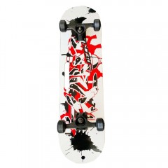 Skateboard cu Roti PU, Placa din Lemn cu 7 Straturi, Dimensiuni 79 x 20 cm, Model Bigshot Decku