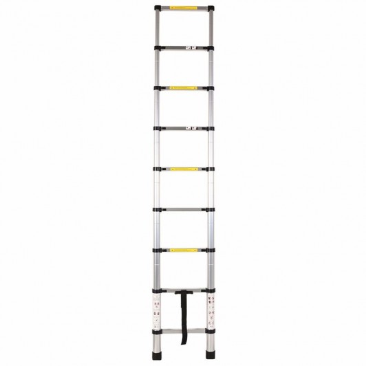 Scara de Aluminiu Telescopica, pana la 3.8M si 150Kg, Argintiu