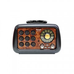 Radio Portabil MD1901 cu MP3 Player, FM/AM/SW, Port USB, TF Card, Bluetooth, Acumulator, Gri-Maro