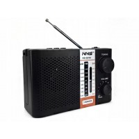 Radio Portabil cu Acumulator si Lanterna, NSQ35BT, FM/AM/SW, Bluetooth, USB, TF Card, Negru