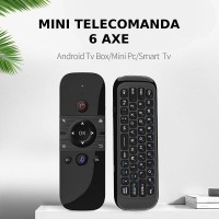 Mini Telecomanda M8 AirMouse si Tastatura Wireless, Control Vocal, Neagra