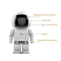 Robot Space Boy A180, Baby Monitor, Camera de Supraveghere IP Wireless, 960P, 1.3 MP HD, Alb