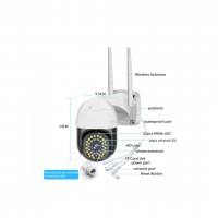 Camera Supraveghere Wi-Fi, Detectie Miscare, Control la Distanta, Bigshot C18A, Alb-Negru