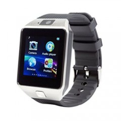 Smartwatch X09, Touch, Bluetooth, Slot SIM si SD, Foto, Aplicatii Monitorizare Activitati, Argintiu