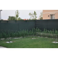 Plasa verde 2 m x 25 m Lungime, cu grad de  umbrire 95% m, Calitate premium, densitate 140 gr/m2