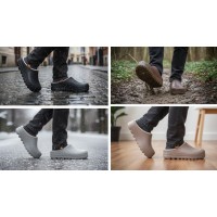 Saboti impermeabili barbati, marimi 43 - 45, imblaniti 2 culori, ideali in sezonul de toamna - iarna