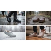 Saboti impermeabili barbati, marimi 43 - 45, imblaniti 2 culori, ideali in sezonul de toamna - iarna