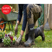 Cizme negre Wandelust barbati impermeabile, imblanite, antiderapante, calduroase si confortabile