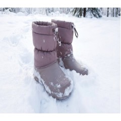 Cizmulite bej copii, impermeabile si imblanite, marimi 30/31 , 31/32, 32/33, 33/34, 34/35, 35/36