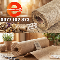 Panza iuta 100 cm X 10 m, densitatea 340 g/m2, calitate premium