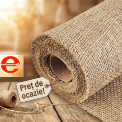 Panza iuta 100 cm X 10 m,  densitatea 155 g/m2, calitate premium